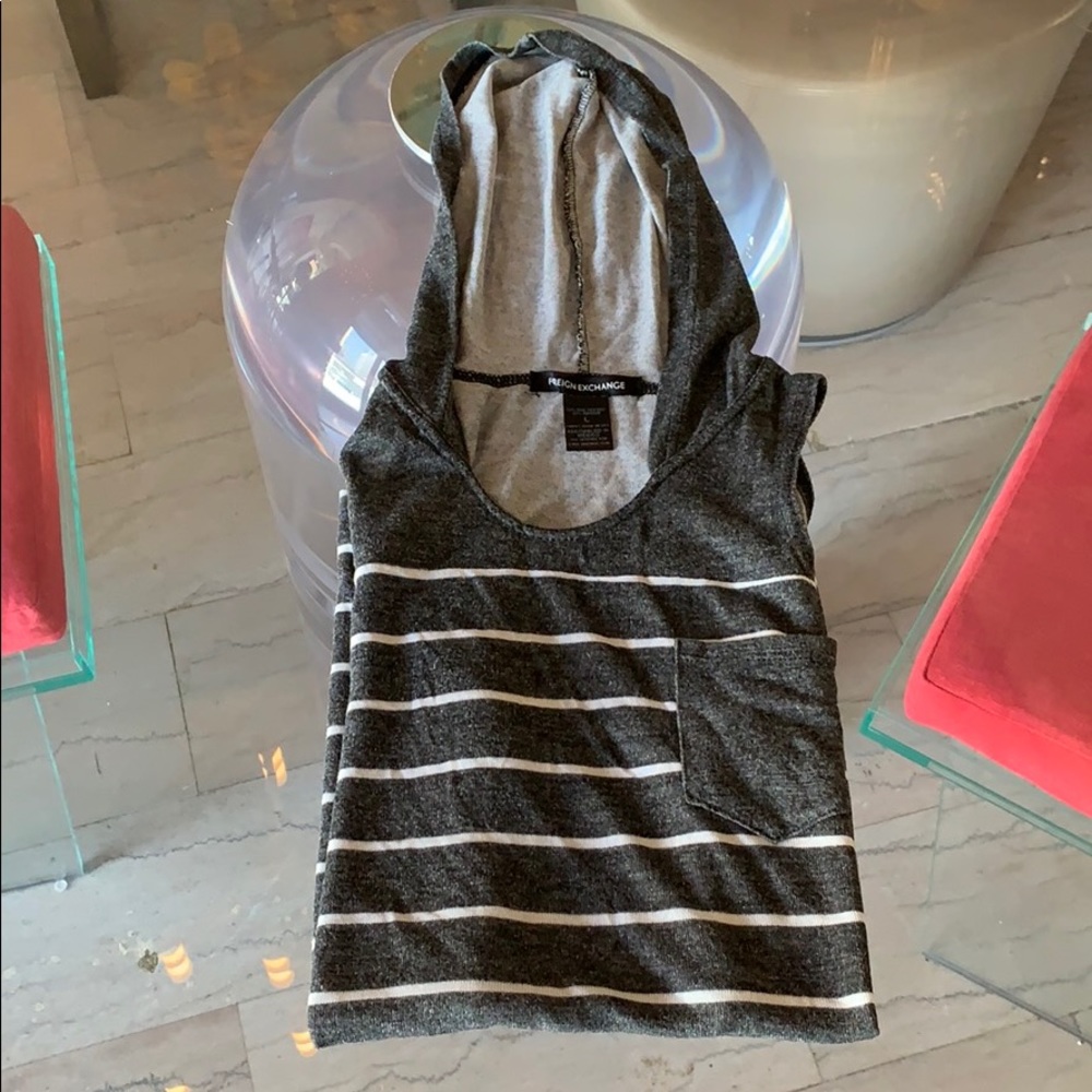 Sleeveless hoodie shirt by Foreign Exchange size S